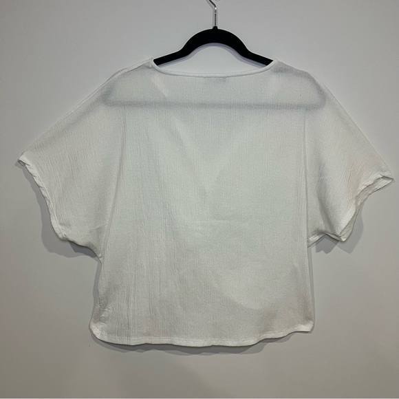 ZARA Front Twist Blouse Top - Picture 2 of 7